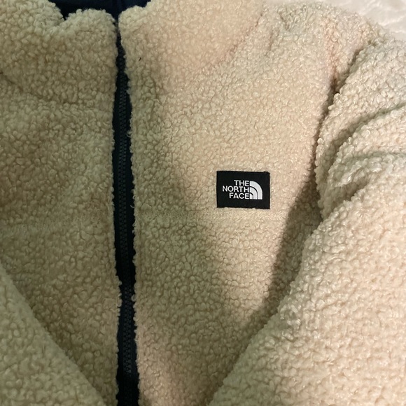 TNF reversible puffer + fleece NAVY - Picture 5 of 7